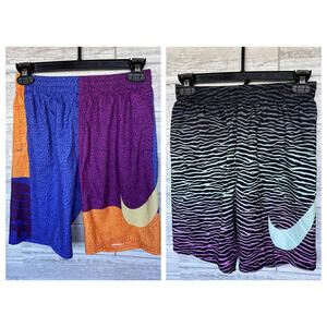 Nike Youth Swim Shorts Bundle Size L | Colorblock & Zebra Print | NWT